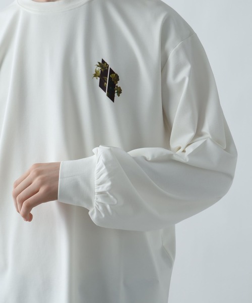 HARE（ハレ）の「【接触冷感】メルトフラワーバックプリントカット(HARE)（Tシャツ/カットソー・メンズ・ブラック/パープル/ホワイト・SMALL/MEDIUM）」の22枚目の写真