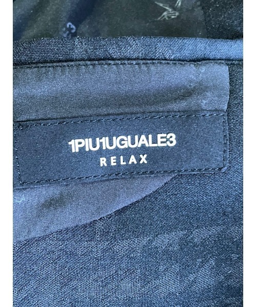 1piu1uguale3 RELAX（ウノピュウノウグァーレトレリラックス）の「1PIU1UGUALE3 RELAX (ウノ ピュ ウノ ウグァーレ トレ リラックス) ウィンドウペン ジャガード 2つボタン シングル ジャケット HOUNDSTOOTH 1PRUSO25101（テーラードジャケット・メンズ・ブラック・L/XL/2XL/S/M）」の10枚目の写真
