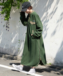 FREAK'S STORE(フリークスストア)の限定展開 FREAK'S STORE OUTDOORS サイドジップ フリース ワンピース(ワンピース)