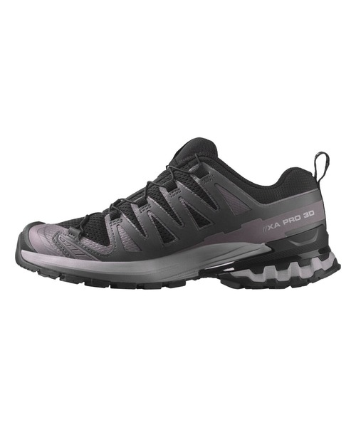 SALOMON(サロモン)の「SALOMON/サロモン レディース スニーカー アウトドア トレイル XA PRO 3D V9 W L47882900(スニーカー・レディース・ブラック×パープル・25.0cm/23.5cm/23.0cm/24.5cm/24.0cm)」の6枚目の写真