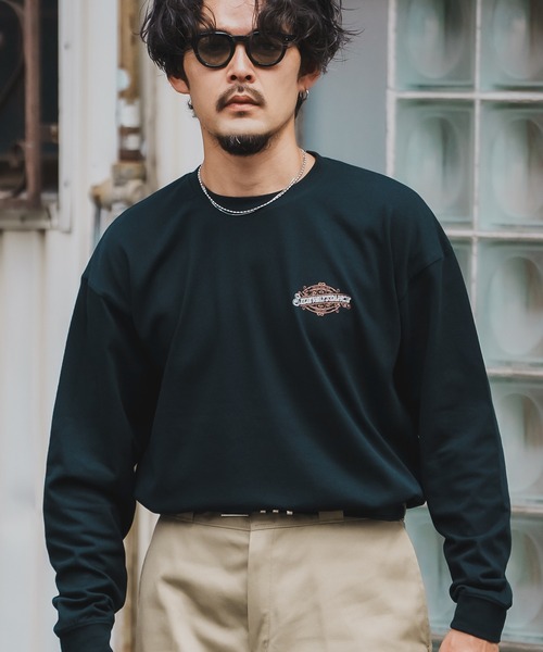 SIDEWAY STANCE(サイドウェイスタンス)の「【SIDEWAY STANCE】オリジナル グラフィック プリント ロンT(Tシャツ/カットソー・メンズ・カーキ/ホワイト系2/ブラック/ブラック系2/カーキ系2/ホワイト/ブルー系/ブラック系/ブラック系1/ライトグレー系1/ホワイト系1/ホワイト系・X-LARGE/LARGE/MEDIUM/SMALL)」の6枚目の写真
