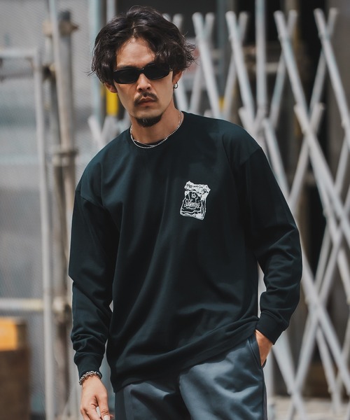 SIDEWAY STANCE(サイドウェイスタンス)の「【SIDEWAY STANCE】オリジナル グラフィック プリント ロンT(Tシャツ/カットソー・メンズ・カーキ/ホワイト系2/ブラック/ブラック系2/カーキ系2/ホワイト/ブルー系/ブラック系/ブラック系1/ライトグレー系1/ホワイト系1/ホワイト系・X-LARGE/LARGE/MEDIUM/SMALL)」の17枚目の写真