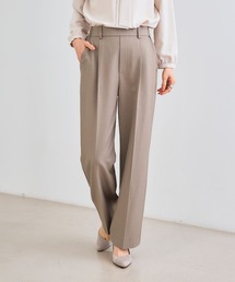 CROSS FUNCTION | 《シワになりにくい》セットアップ対応  サマ美え センタープレスストレートパンツ【CROSS FUNCTION/クロスファンクション】(スラックス)