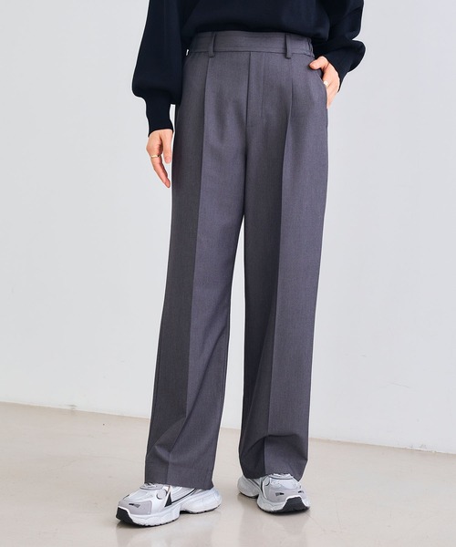 パンツ SS シワになりにくい》セットアップ対応 サマ美え センタープレス