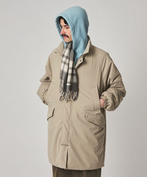 Steven Alan＞ ブラッシュド パデッド スタンド コート（モッズ