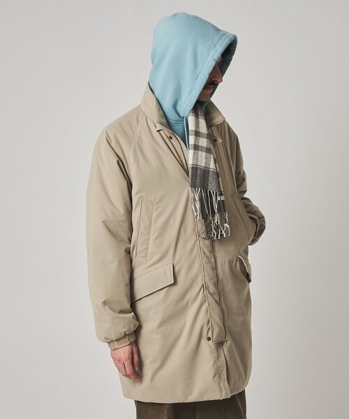 Steven Alan（スティーブンアラン）の「＜Steven Alan＞ ブラッシュド パデッド スタンド コート（モッズコート・メンズ・ブラック/ナチュラル・S/M/L/XL）」の19枚目の写真