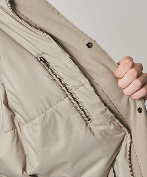 Steven Alan＞ ブラッシュド パデッド スタンド コート（モッズコート