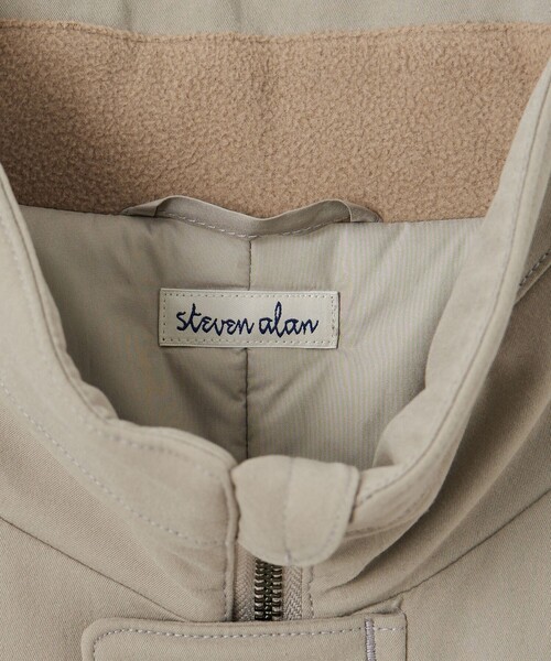 Steven Alan＞ ブラッシュド パデッド スタンド コート（モッズ