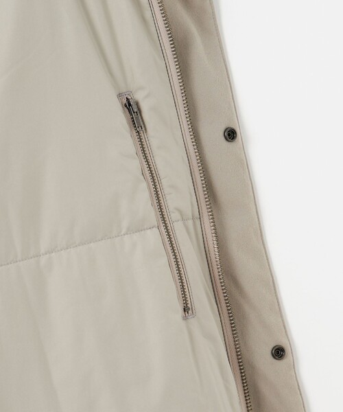 Steven Alan＞ ブラッシュド パデッド スタンド コート（モッズコート