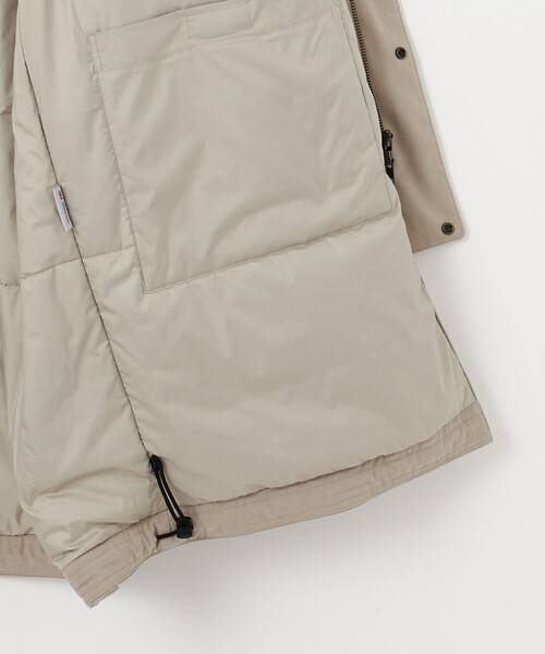 Steven Alan（スティーブンアラン）の「＜Steven Alan＞ ブラッシュド パデッド スタンド コート（モッズコート・メンズ・ブラック/ナチュラル・S/M/L/XL）」の7枚目の写真