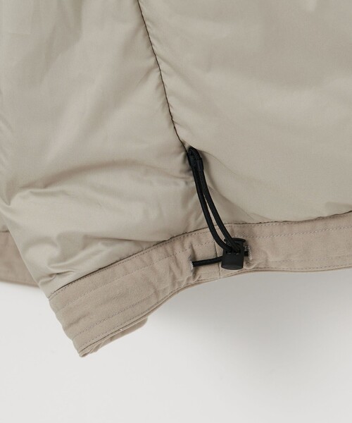 Steven Alan（スティーブンアラン）の「＜Steven Alan＞ ブラッシュド パデッド スタンド コート（モッズコート・メンズ・ブラック/ナチュラル・S/M/L/XL）」の8枚目の写真