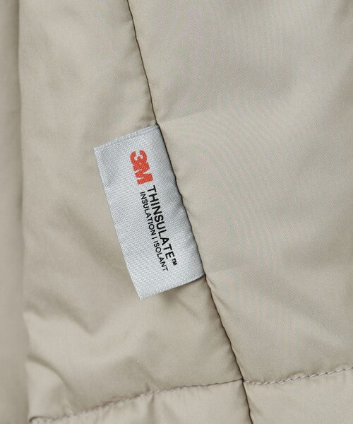 Steven Alan（スティーブンアラン）の「＜Steven Alan＞ ブラッシュド パデッド スタンド コート（モッズコート・メンズ・ブラック/ナチュラル・S/M/L/XL）」の9枚目の写真