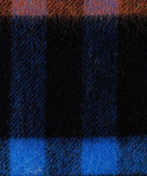 TWEED MILL（ツイードミル）の「【TWEEDMILL/ツイードミル】大判チェック柄ストール/ユニセックス/Large Stole 70-190（マフラー・メンズ・イエロー系その他/グレー系その他/ブラウン系その他/レッド系その他/ブルー系その他・フリー）」の17枚目の写真