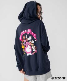 WEGO/ZIZONE別注グラフィックZIPパーカー