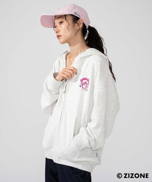 WEGO(ウィゴー)の「WEGO/ZIZONE別注グラフィックZIPパーカー(パーカー・メンズ・ネイビー/アッシュグレー・MEDIUM/LARGE)」の16枚目の写真