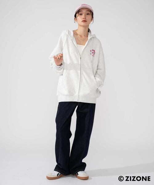 WEGO(ウィゴー)の「WEGO/ZIZONE別注グラフィックZIPパーカー(パーカー・メンズ・ネイビー/アッシュグレー・MEDIUM/LARGE)」の17枚目の写真
