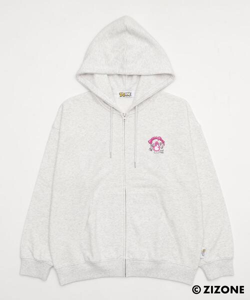 WEGO(ウィゴー)の「WEGO/ZIZONE別注グラフィックZIPパーカー(パーカー・メンズ・ネイビー/アッシュグレー・MEDIUM/LARGE)」の19枚目の写真