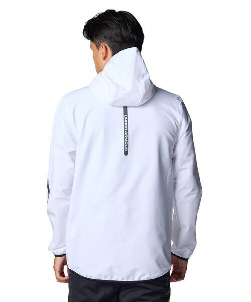 UNDER ARMOUR(アンダーアーマー)の「UAブラッシュドウーブン リフレクト ジャケット(トレーニング/メンズ)(その他アウター・メンズ・ホワイト・L/3XL/M/2XL/S/XL)」の2枚目の写真