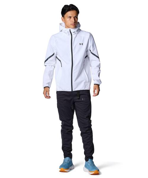UNDER ARMOUR(アンダーアーマー)の「UAブラッシュドウーブン リフレクト ジャケット(トレーニング/メンズ)(その他アウター・メンズ・ホワイト・L/3XL/M/2XL/S/XL)」の3枚目の写真
