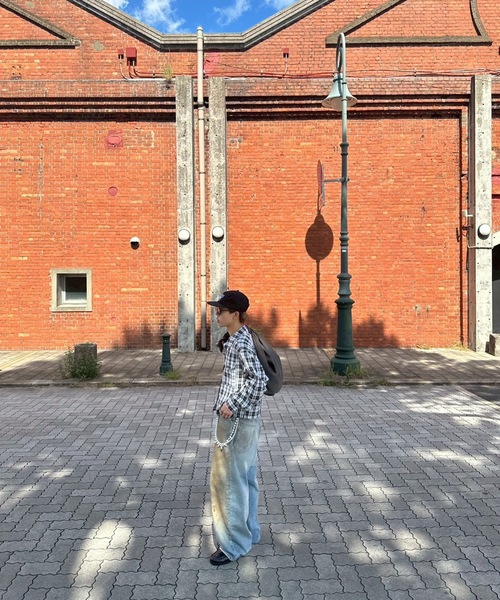 UNDERSTATEMENTs（アンダーステイトメント）の「【ユニセックス】チェック&無地シャーリングシャツ（シャツ/ブラウス・メンズ・グリーン/レッド/ブラック/ネイビー/ブルー・MEDIUM/LARGE）」の16枚目の写真