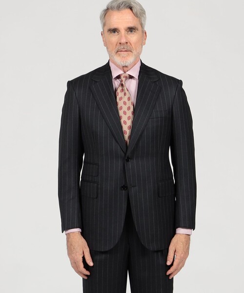 ウール シングルブレステッド2Bスーツ ISLAND FLEECE E.Zegna（スーツ