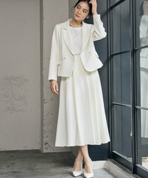 【JACQUEMUS】2020ss 白レーヨン セットアップ パンツ スーツ レディースのスーツセット（ホワイト/白色系）ファッション通販 - ZOZOTOWN