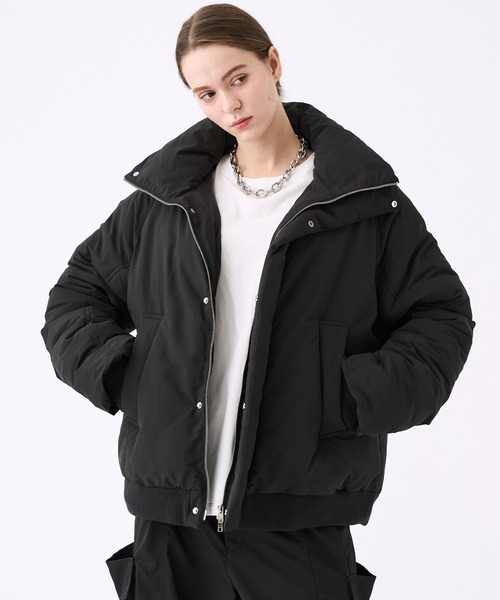 セール】High-Neck Volume Padded Jacket - ハイネックボリュームパ