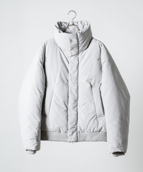 KUUUPY（クーピー）の「High-Neck Volume Padded Jacket - ハイネックボリュームパデッドジャケット（ダウンジャケット/コート・メンズ・ブラック/グレー・SMALL/MEDIUM/LARGE）」の12枚目の写真