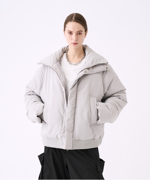 セール】High-Neck Volume Padded Jacket - ハイネックボリュームパ
