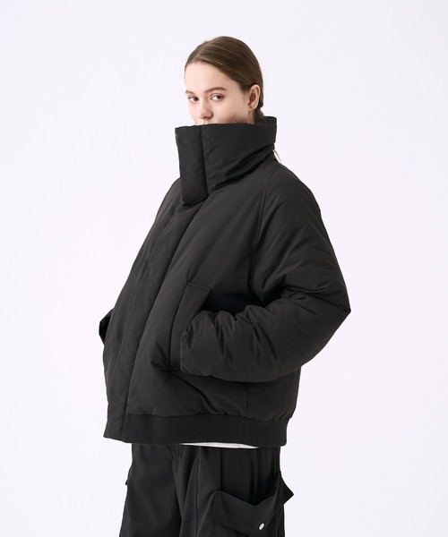 High-Neck Volume Padded Jacket - ハイネックボリュームパデッド