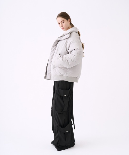 High-Neck Volume Padded Jacket - ハイネックボリュームパデッド