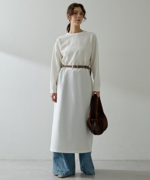 Whim Gazette（ウィムガゼット）の「Vガゼットワンピース（ワンピース・レディース・オフホワイト/ブラック・FREE）」の14枚目の写真