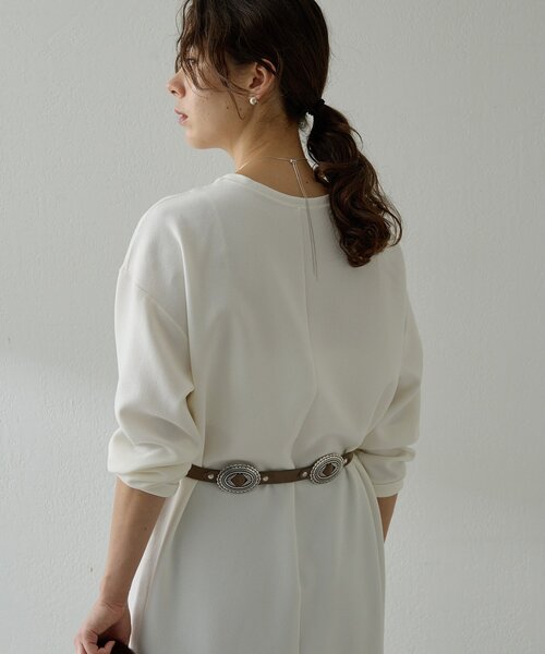 Whim Gazette（ウィムガゼット）の「Vガゼットワンピース（ワンピース・レディース・オフホワイト/ブラック・FREE）」の18枚目の写真