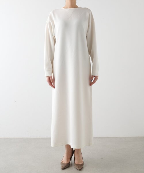 Whim Gazette（ウィムガゼット）の「Vガゼットワンピース（ワンピース・レディース・オフホワイト/ブラック・FREE）」の5枚目の写真