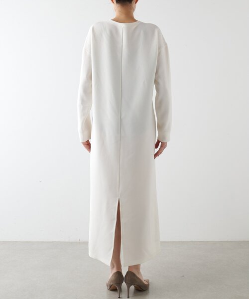 Whim Gazette（ウィムガゼット）の「Vガゼットワンピース（ワンピース・レディース・オフホワイト/ブラック・FREE）」の7枚目の写真