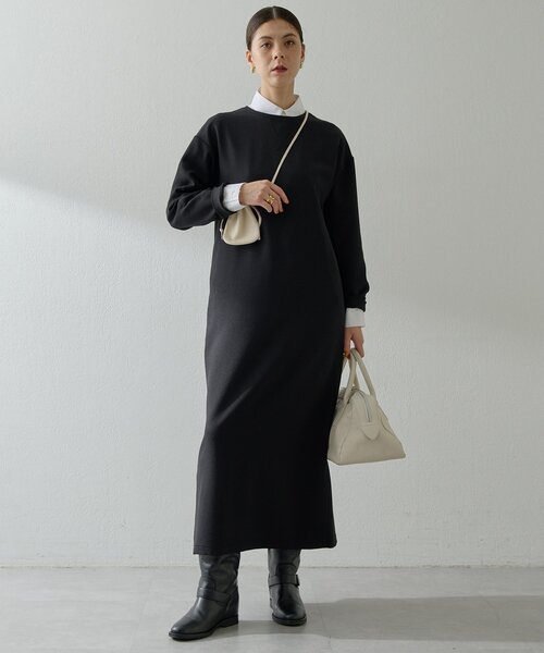 Whim Gazette（ウィムガゼット）の「Vガゼットワンピース（ワンピース・レディース・オフホワイト/ブラック・FREE）」の4枚目の写真