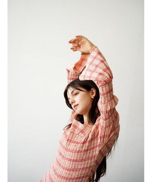 shirring bell sleeve onepiece（ワンピース）｜Katrin TOKYO