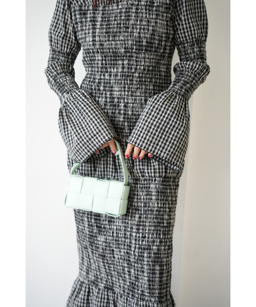 セール】shirring bell sleeve onepiece（ワンピース）｜Katrin TOKYO