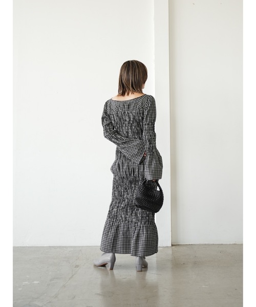shirring bell sleeve onepiece（ワンピース）｜Katrin TOKYO