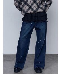 EMODA | クロスベルトルーズジーンズ(デニムパンツ)