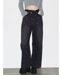 EMODA | クロスベルトルーズジーンズ(デニムパンツ)