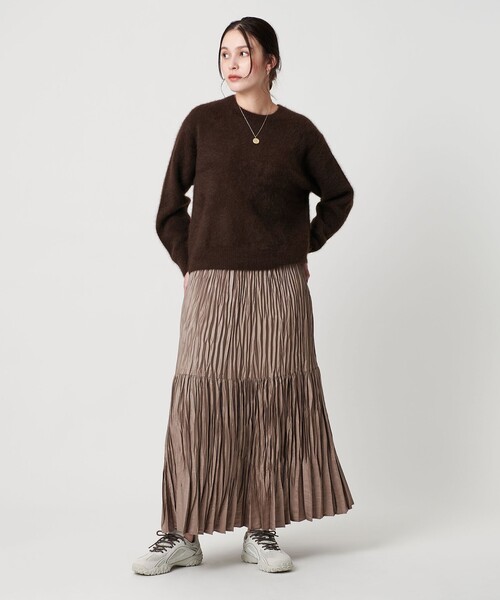 FILA（フィラ）の「＜FILA＞エシャッペ MS LJ/スニーカー（スニーカー・レディース・ナチュラル/ダークブラウン・24cm/25cm/23cm）」の4枚目の写真