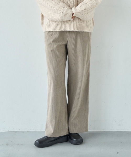 セール】コーデュロイセミワイドパンツ【588074】（その他パンツ