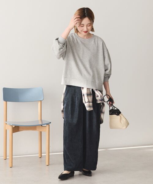 セール】裏毛クロップドプルオーバー（スウェット）｜AMERICAN