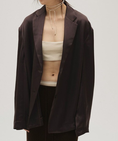 テーラードジャケット TODAYFUL - Vintagesatin Over Jacket TODAYFUL（トゥデイフル）の「【TODAYFUL/トゥデイフル】Satin Over