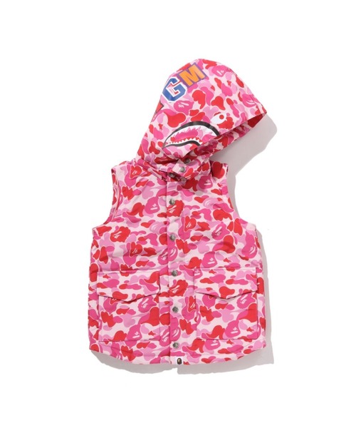 A BATHING APE（アベイシングエイプ）の「ABC CAMO SHARK 4WAY JACKET（ダウンジャケット/コート・キッズ・グリーン/ブルー・110/130/120/100/140）」の14枚目の写真