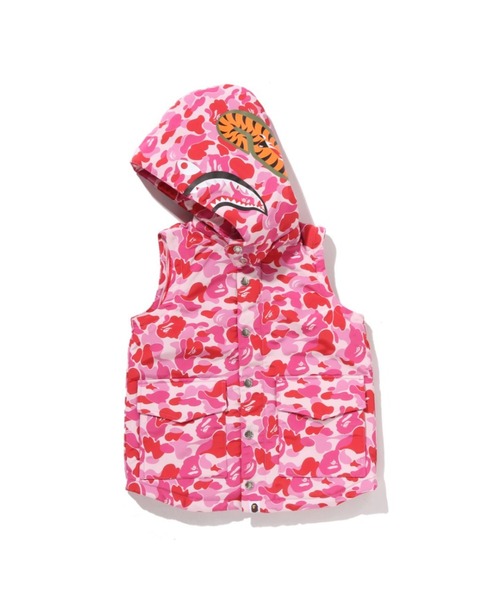 A BATHING APE（アベイシングエイプ）の「ABC CAMO SHARK 4WAY JACKET（ダウンジャケット/コート・キッズ・グリーン/ブルー・110/130/120/100/140）」の17枚目の写真