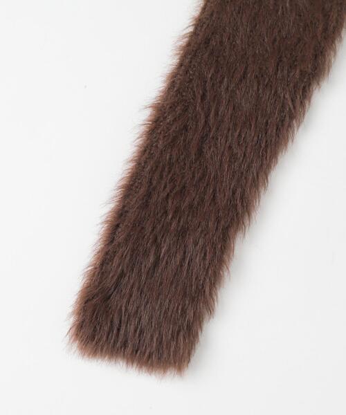 dispark（ディスパーク）の「DISPARK/シャギーショートニットカーデ（カーディガン/ボレロ・レディース・カーキ/ブラウン・FREE）」の16枚目の写真