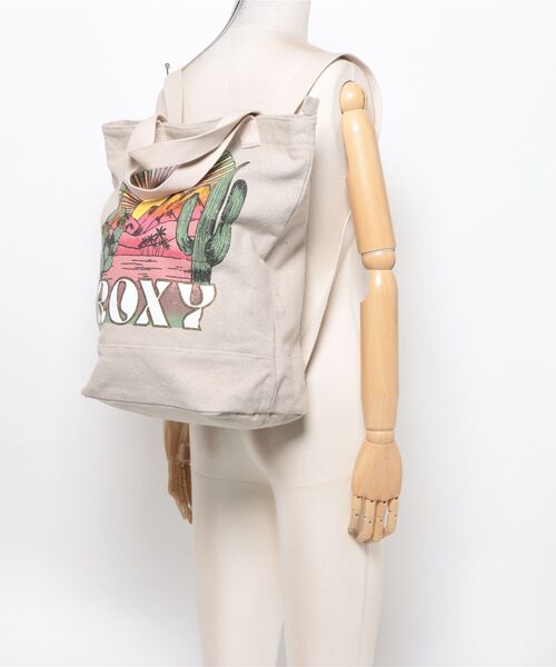 ROXY（ロキシー）の「DRINK THE WAVE BACKP/ロキシー2wayリュックサック・トートバッグ（ショルダーバッグ・レディース・イエロー・FREE）」の10枚目の写真