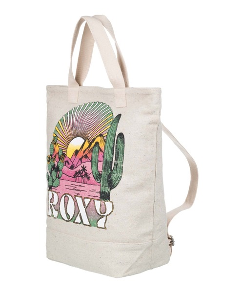 ROXY（ロキシー）の「DRINK THE WAVE BACKP/ロキシー2wayリュックサック・トートバッグ（ショルダーバッグ・レディース・イエロー・FREE）」の5枚目の写真